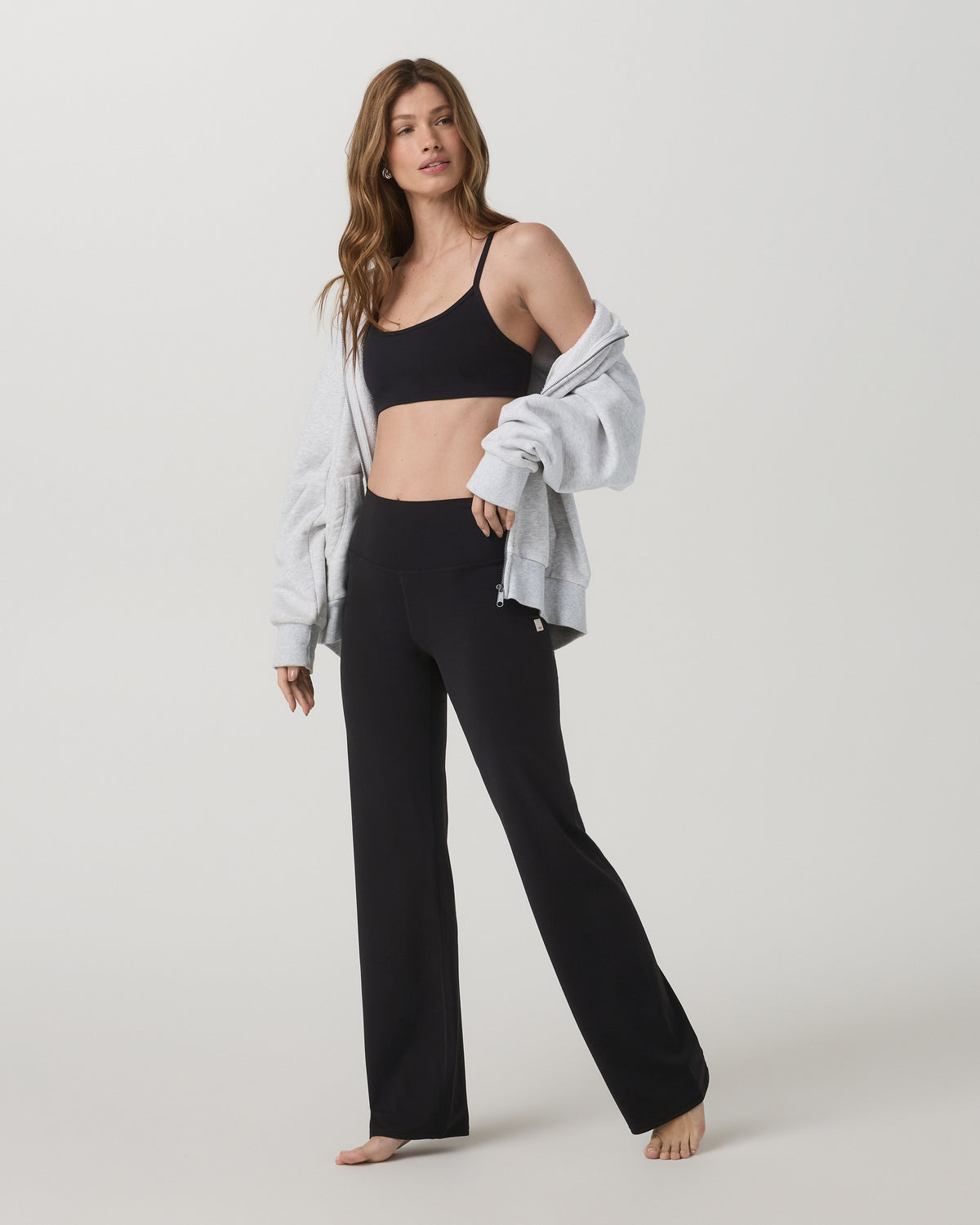 Vuori AllTheFeels™ Straight Leg - Short Women's Black Leggings - Vuori Clothing