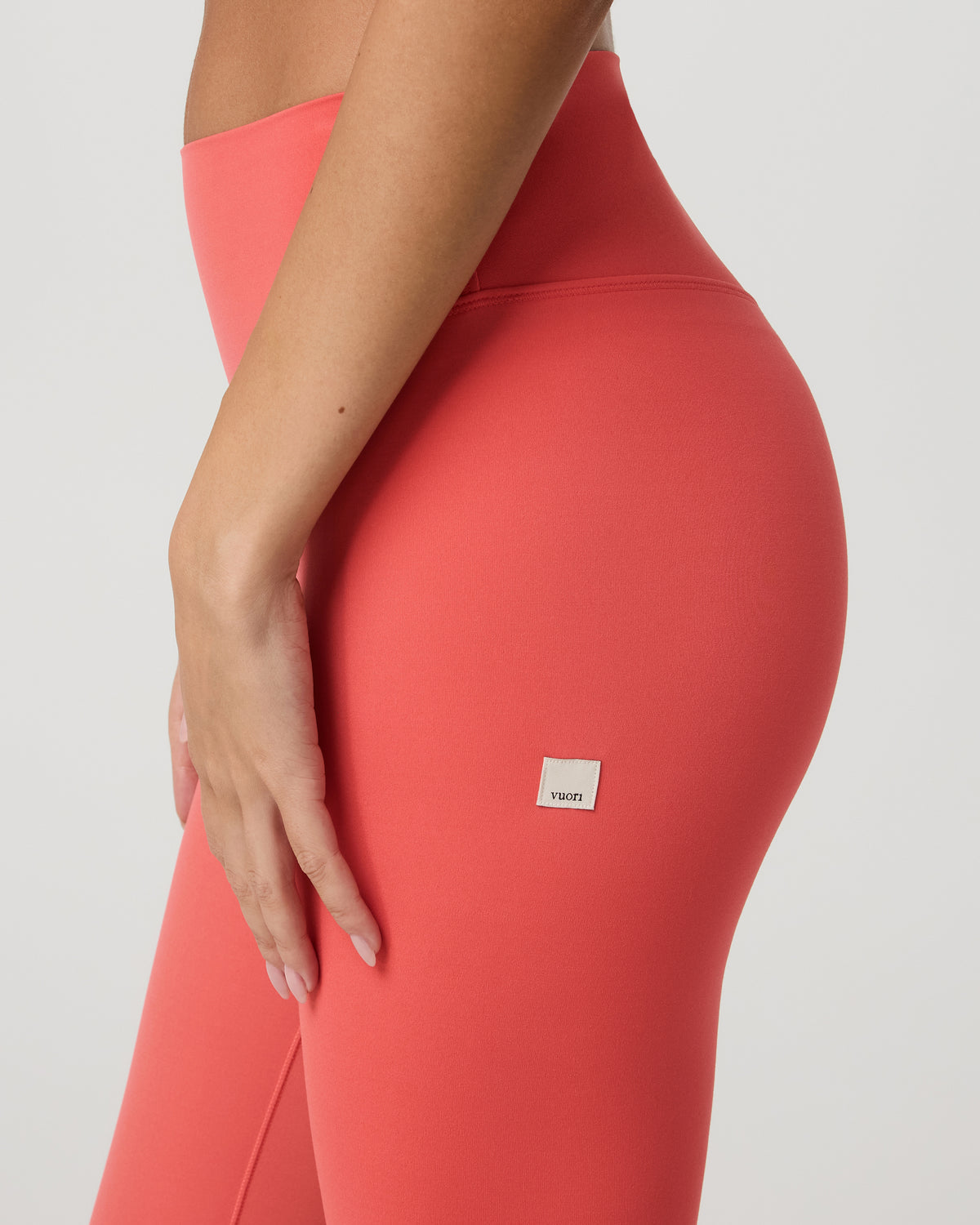 Vuori AllTheForm™ Legging - Short Women's Bright Coral Leggings - Vuori Clothing