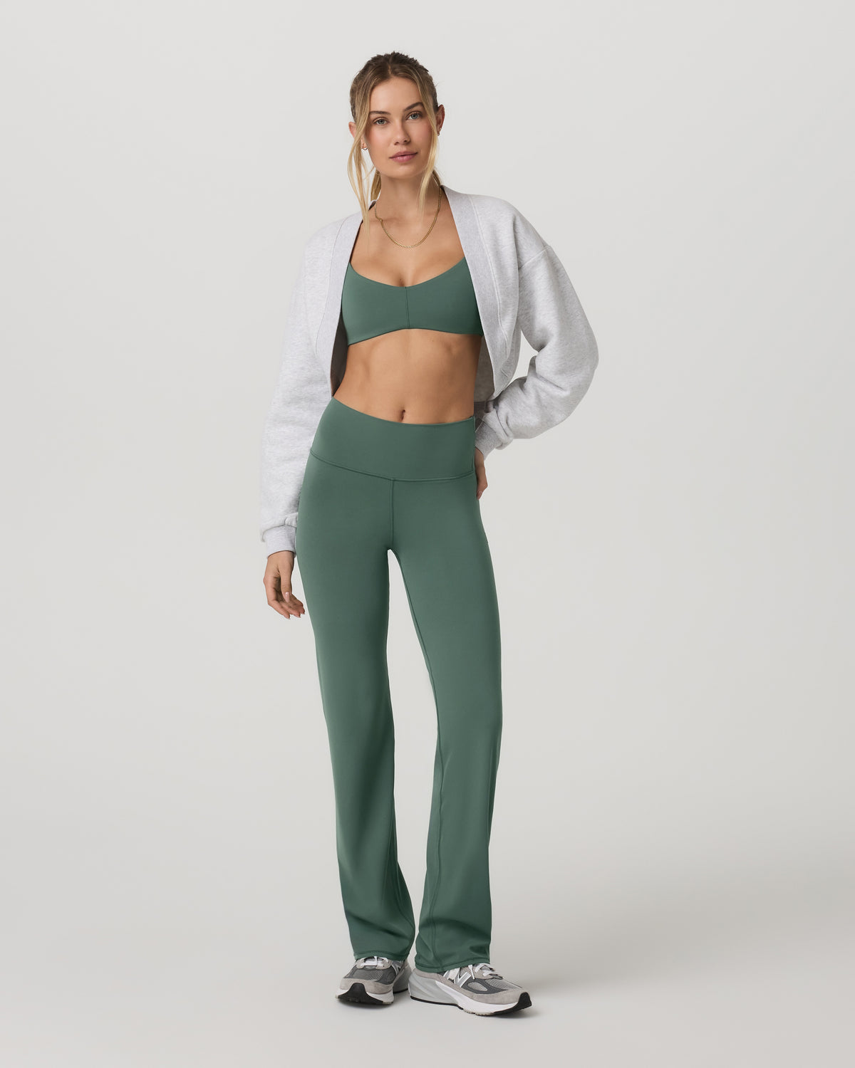 Vuori AllTheFeels™ Straight Leg Women's Agate Green Leggings - Vuori Clothing