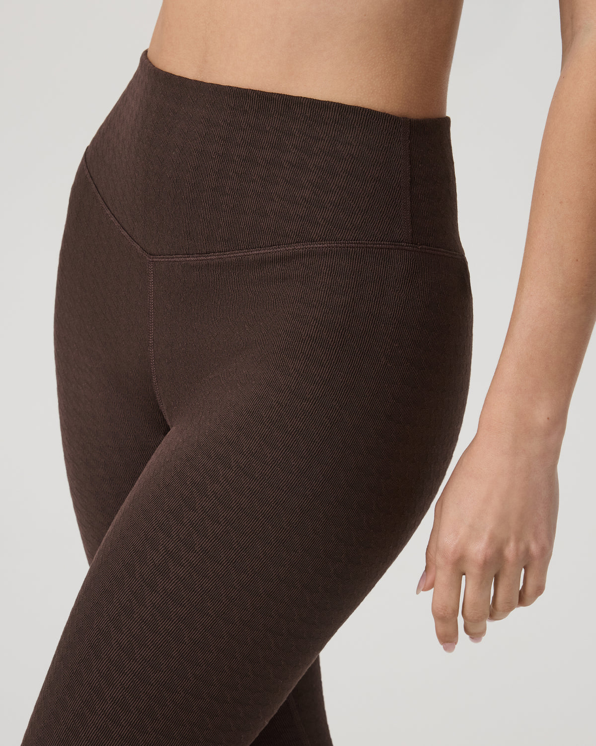 Women's Textured Chilled Out Legging Java Houndstooth - Vuori Clothing