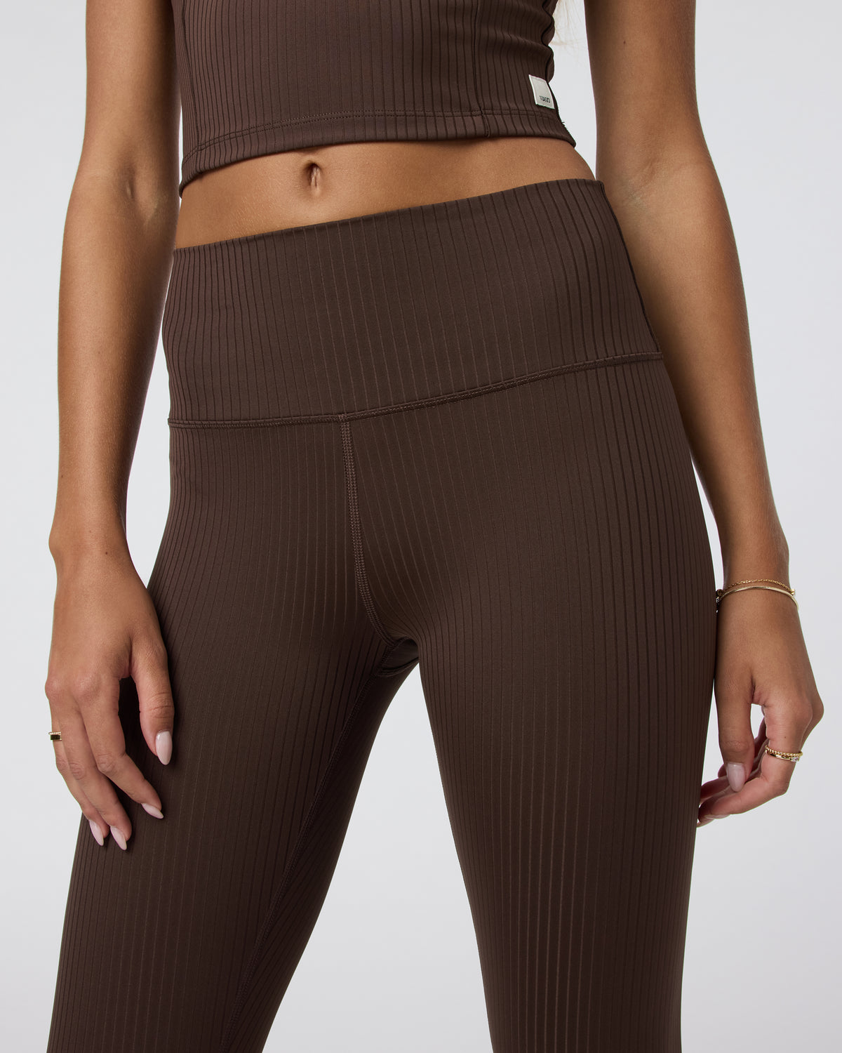 Inversion Rib Legging Java - Vuori Clothing