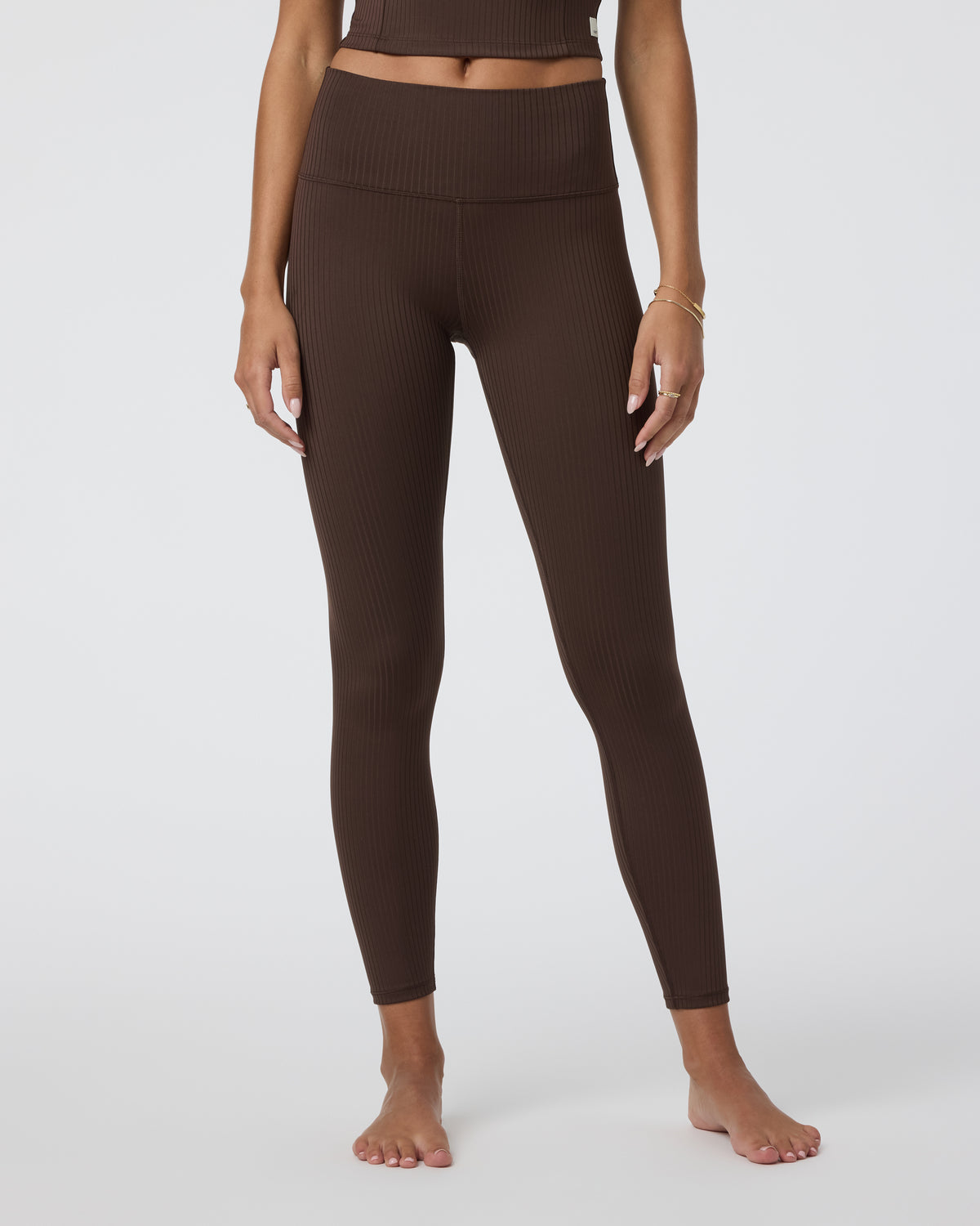 Inversion Rib Legging Java - Vuori Clothing
