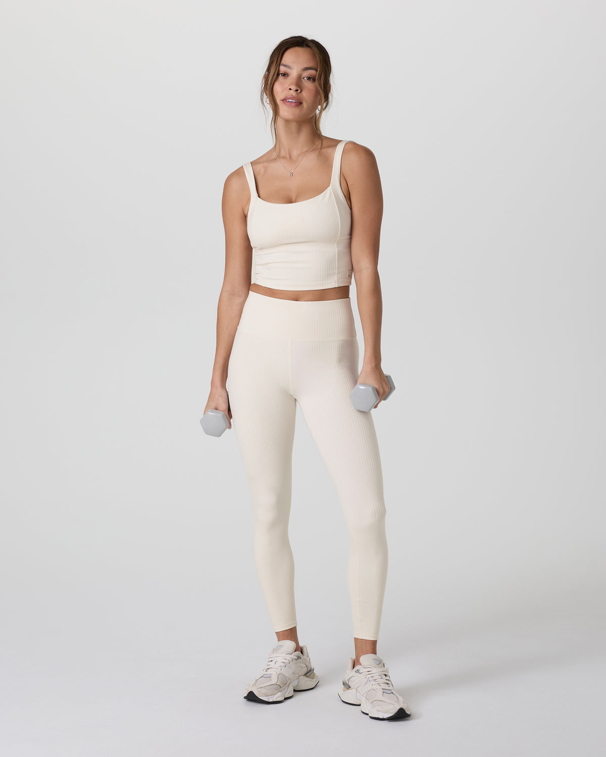 Inversion Rib Legging Marshmallow - Vuori Clothing