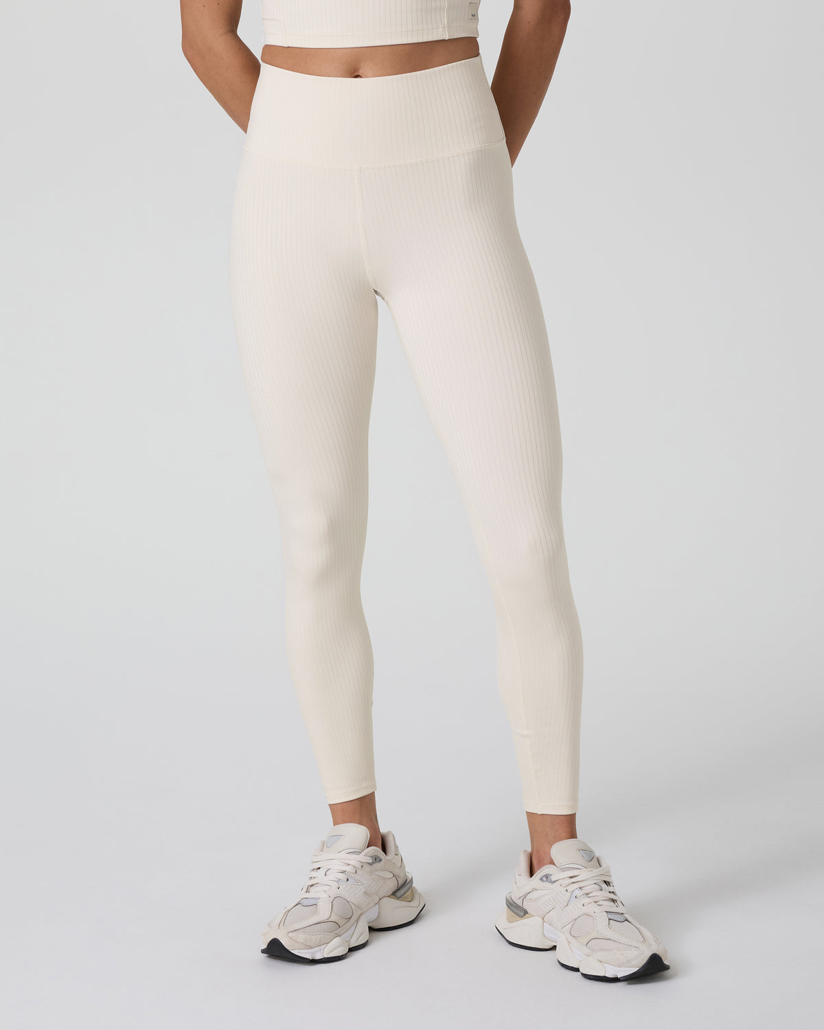 Inversion Rib Legging Marshmallow - Vuori Clothing