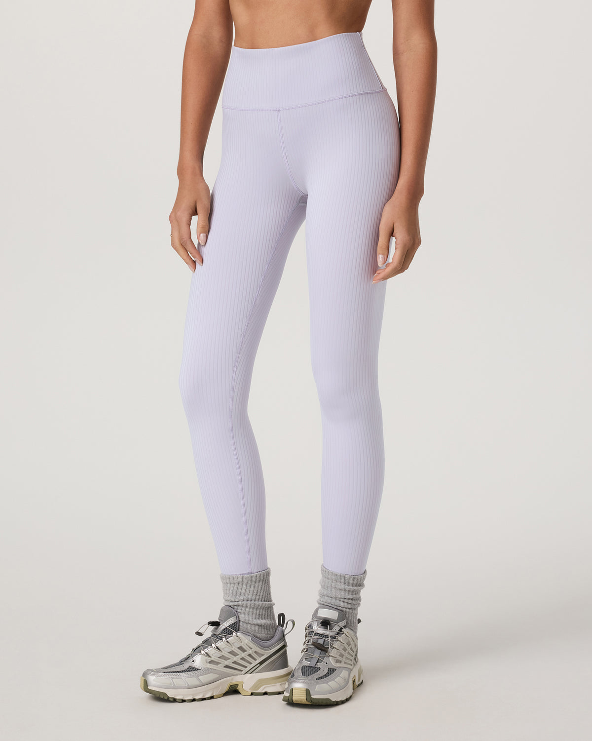 Inversion Rib Legging Women's Lavender Ice Leggings - Vuori Clothing