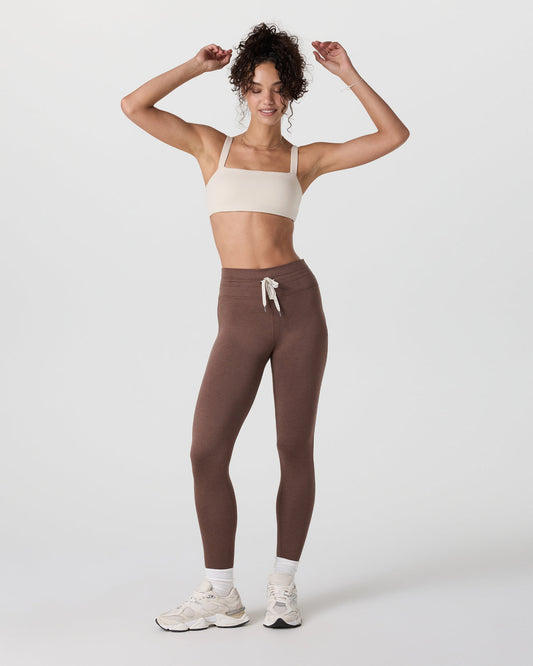 Halo Vintage Legging Chocolate Milk Heather - Vuori Clothing