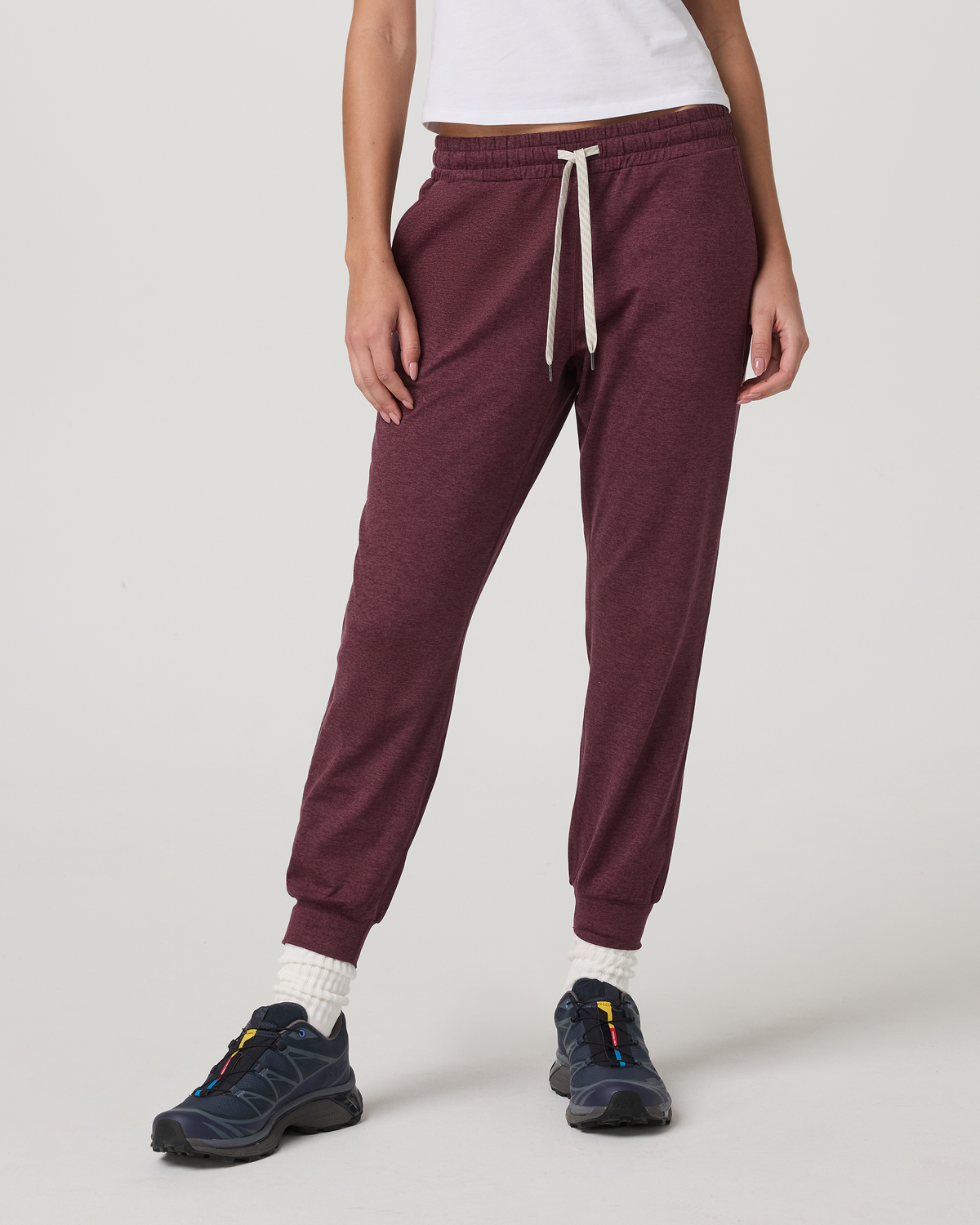 Performance Jogger Women's Fig Heather Joggers - Vuori Clothing