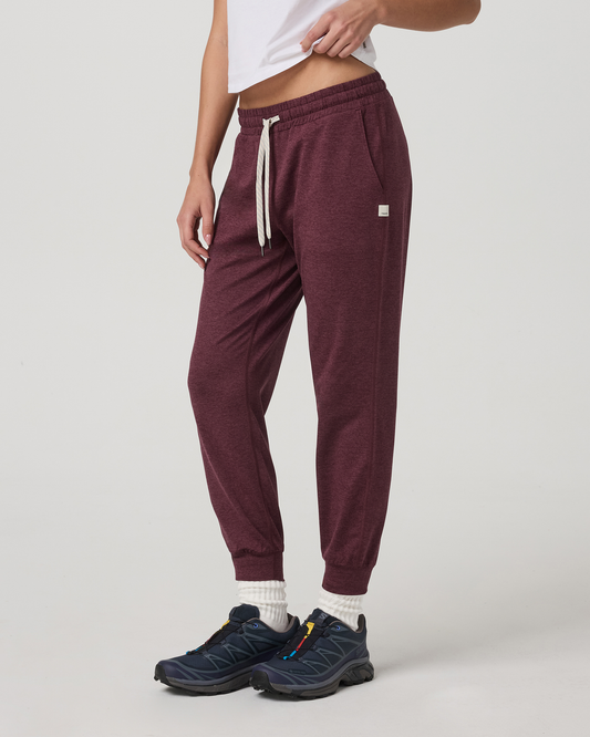 Performance Jogger - Long Women's Fig Heather Joggers - Vuori Clothing