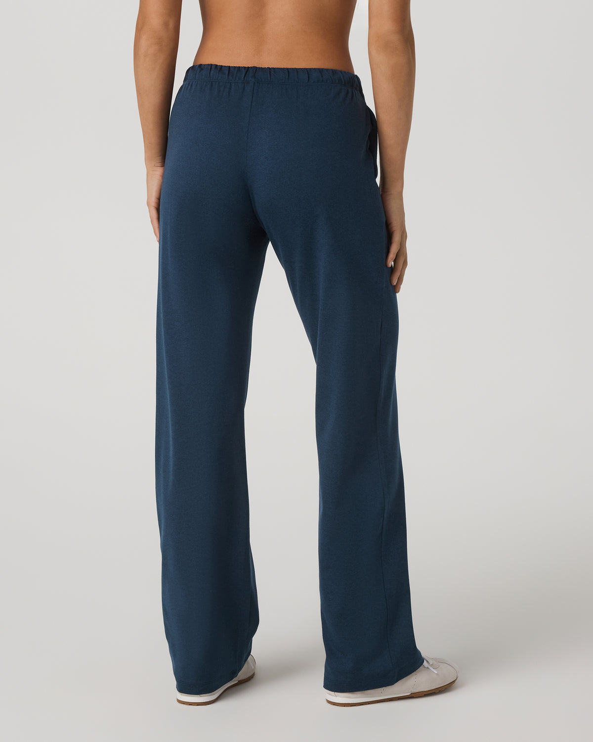 Halo Modern Straight Leg Pant - Short Blue Coast Heather - Vuori Clothing