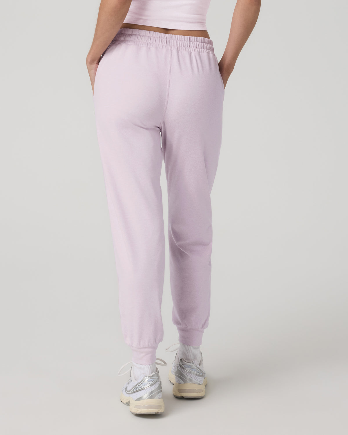 Women's Performance Joggers - Long Lilac Breeze Heather - Vuori Clothing