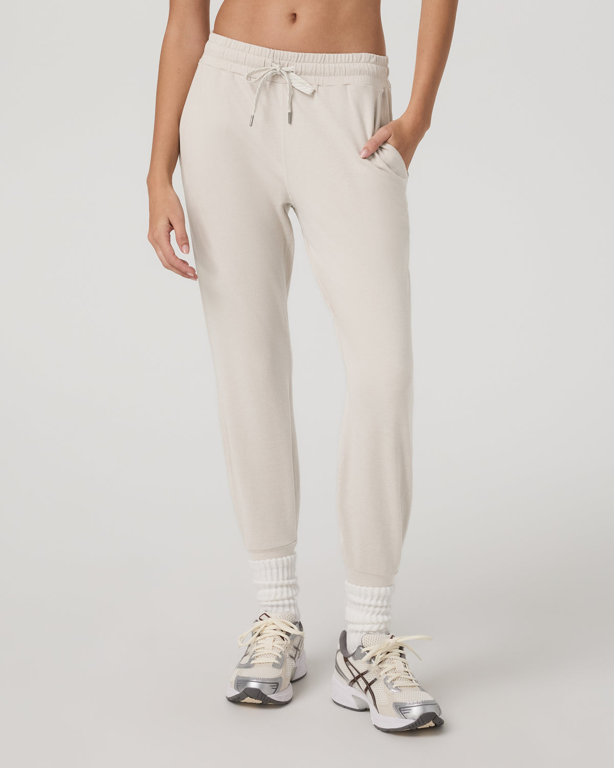 Performance Jogger Ecru Heather Joggers - Vuori Clothing