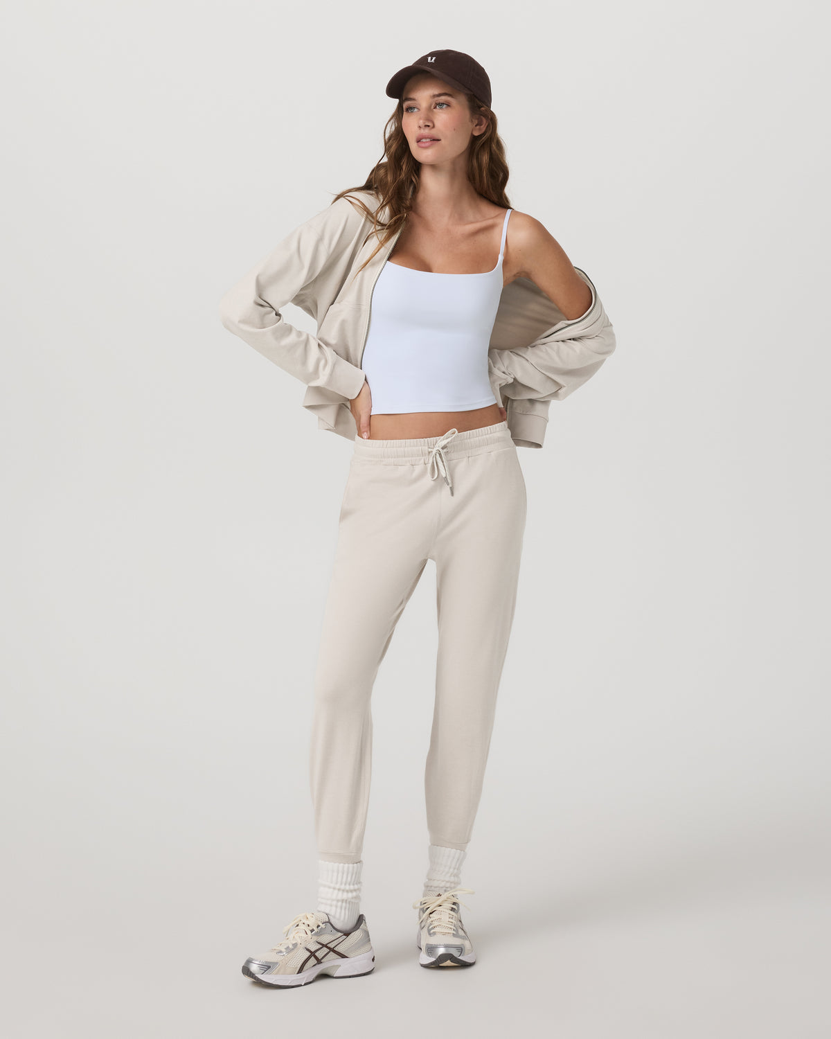 Performance Jogger Ecru Heather Joggers - Vuori Clothing
