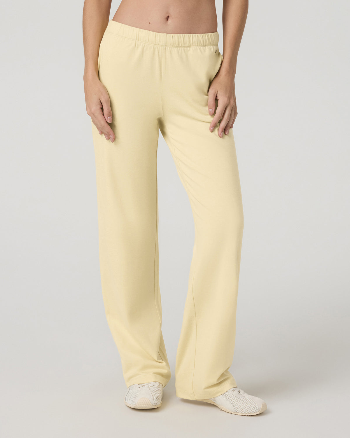 Women's Halo Modern Straight Leg Pant Lemon Snap Heather - Vuori Clothing