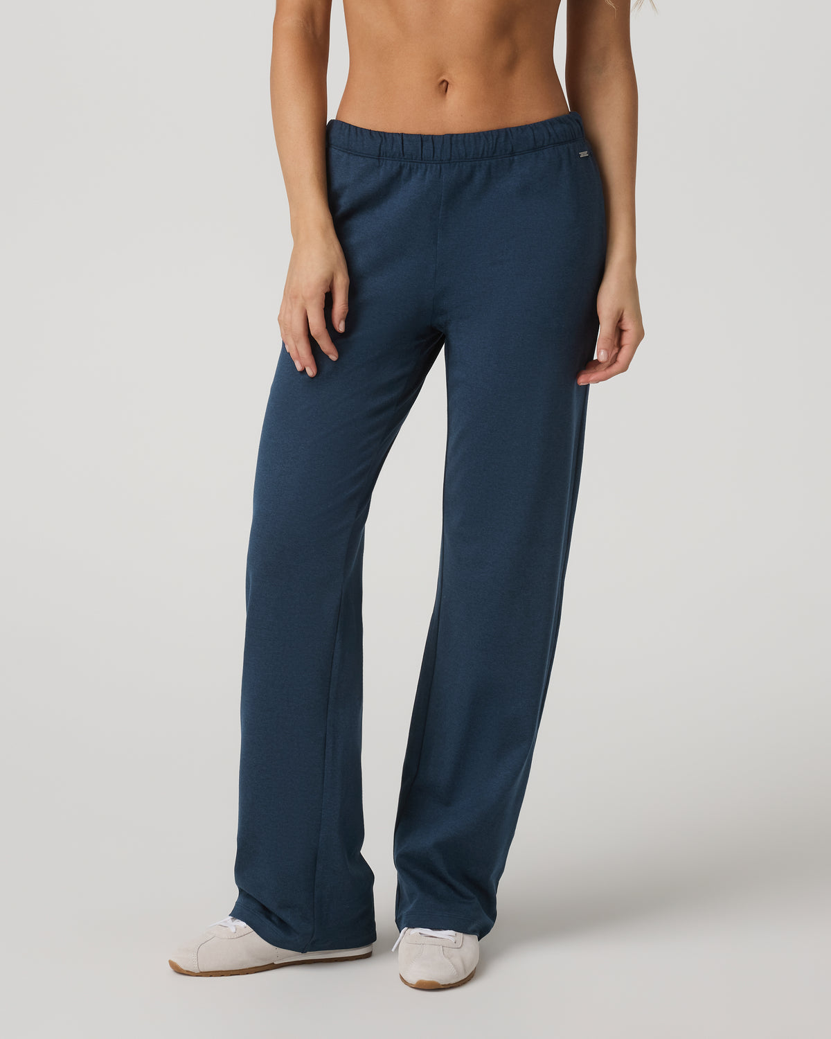 Halo Modern Straight Leg Pant - Long Blue Coast Heather - Vuori Clothing