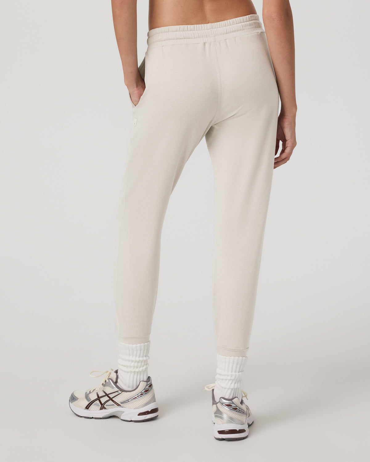 Performance Jogger - Long Ecru Heather - Vuori Clothing