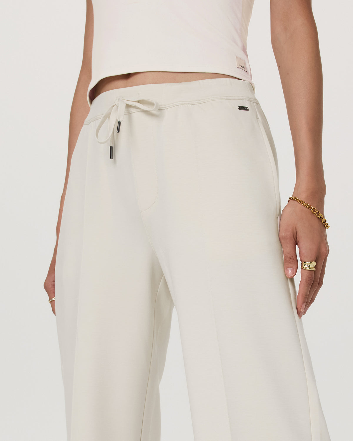 Compose Wideleg Pant Marshmallow Mid-High Rise Pants - Vuori Clothing