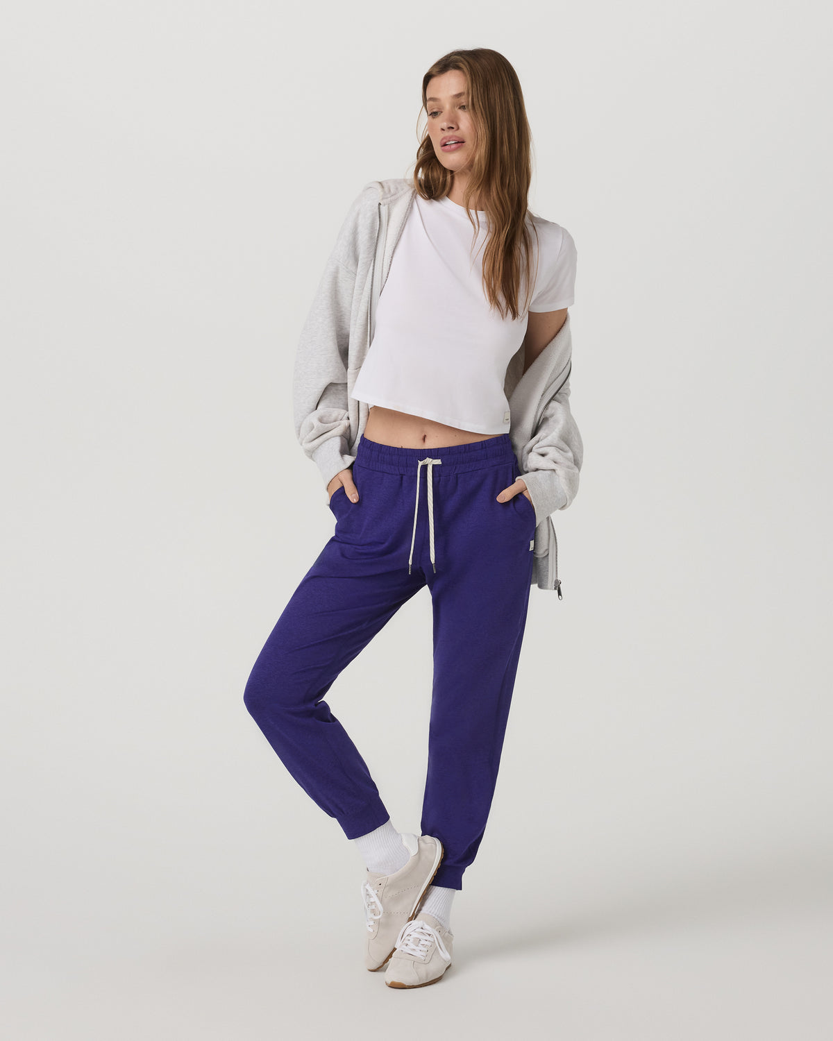 Performance Jogger - Long Stellar Sky Heather Joggers - Vuori Clothing