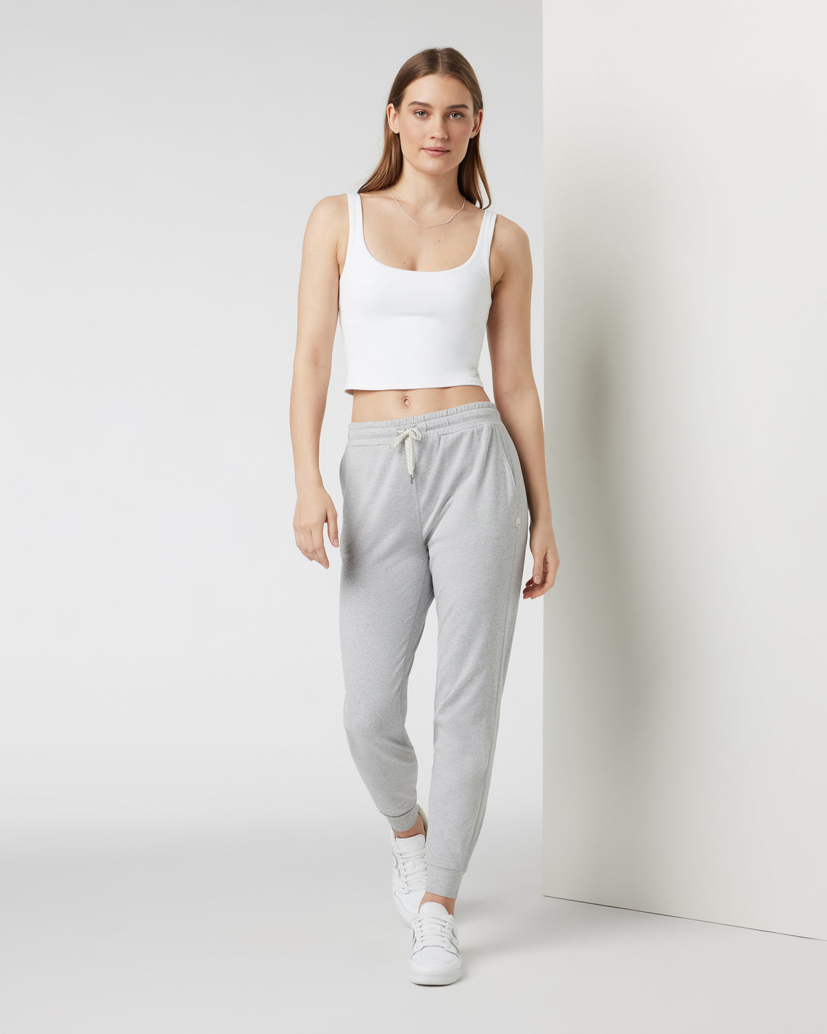 Performance Jogger - Long Tall Pale Grey Joggers - Vuori Clothing