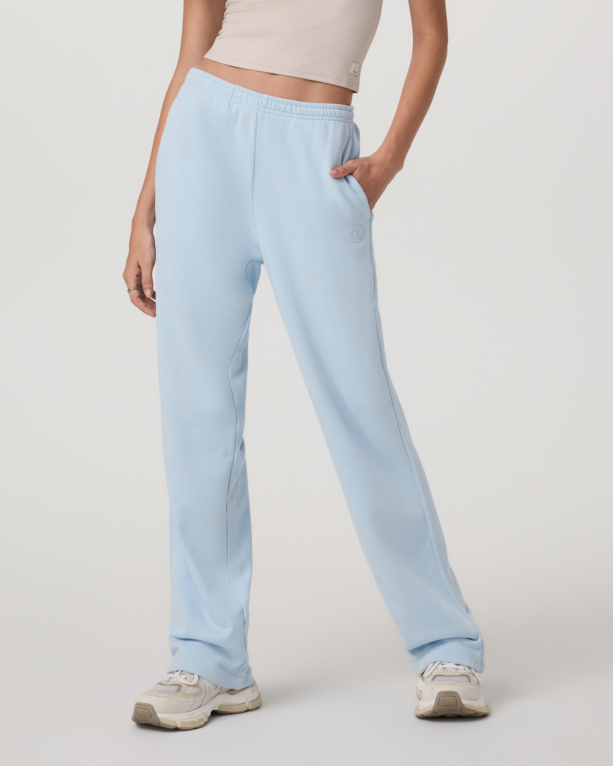 Sedona Straight Leg Sweatpant Women's Crystal Blue Pant - Vuori Clothing