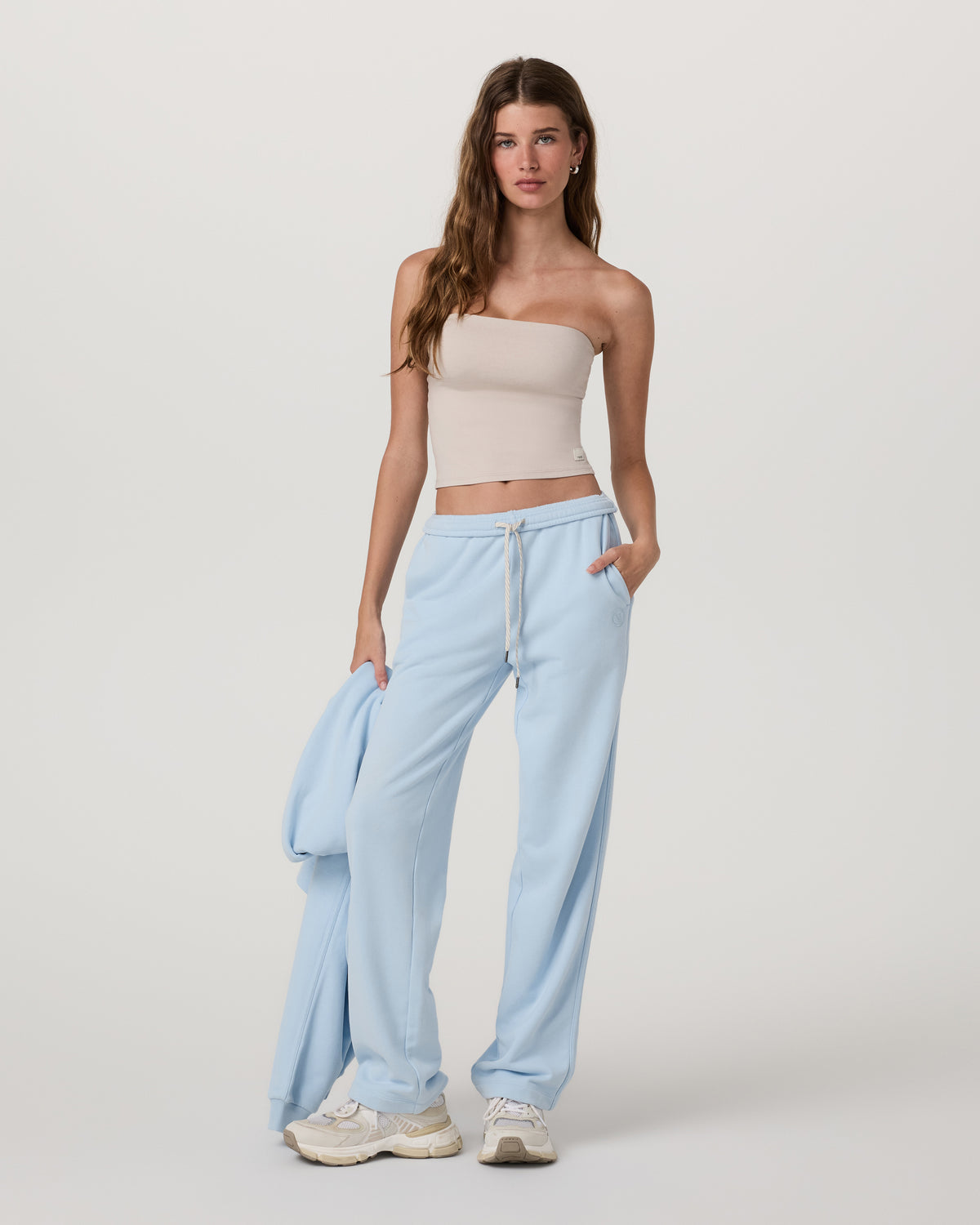 Sedona Straight Leg Sweatpant Women's Crystal Blue Pant - Vuori Clothing