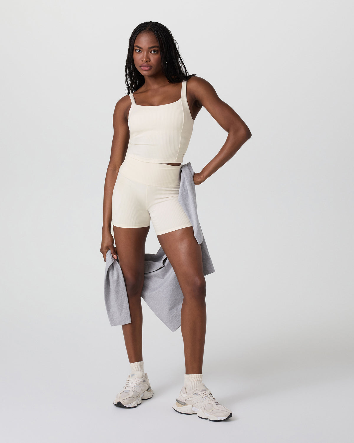 Inversion Rib Short Marshmallow - Vuori Clothing