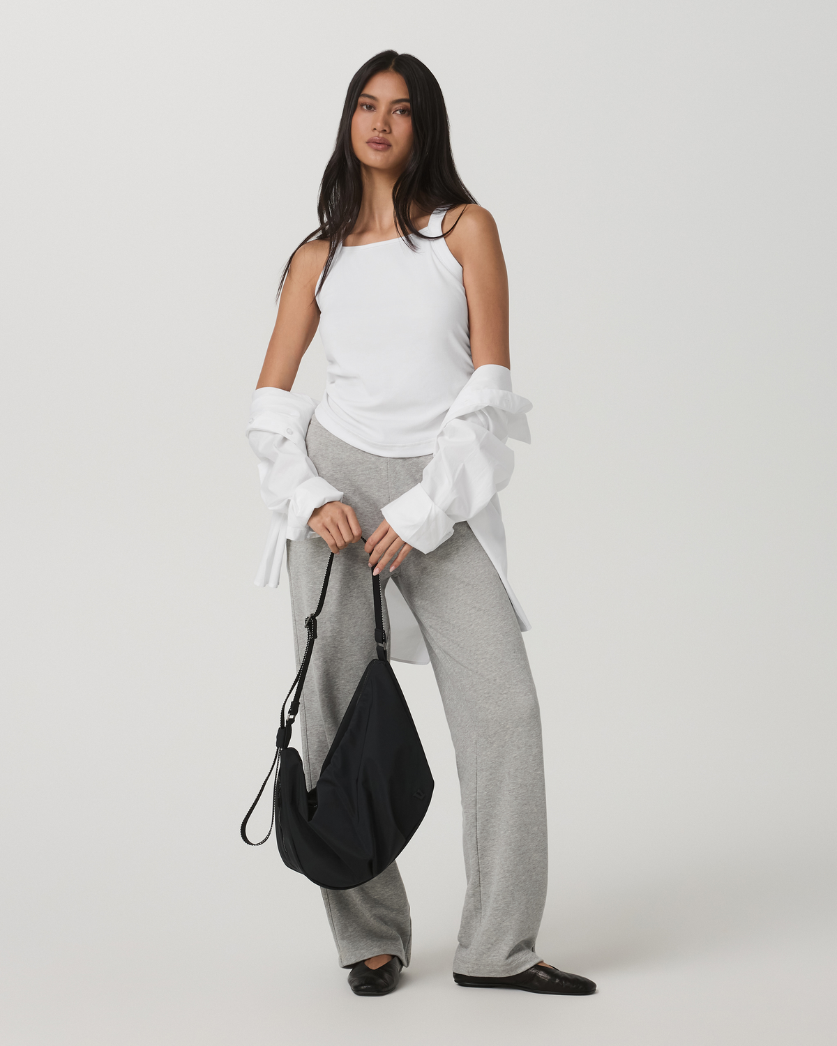 Pose Cooper Tank Women's White Square Neck Tank Top - Vuori Clothing