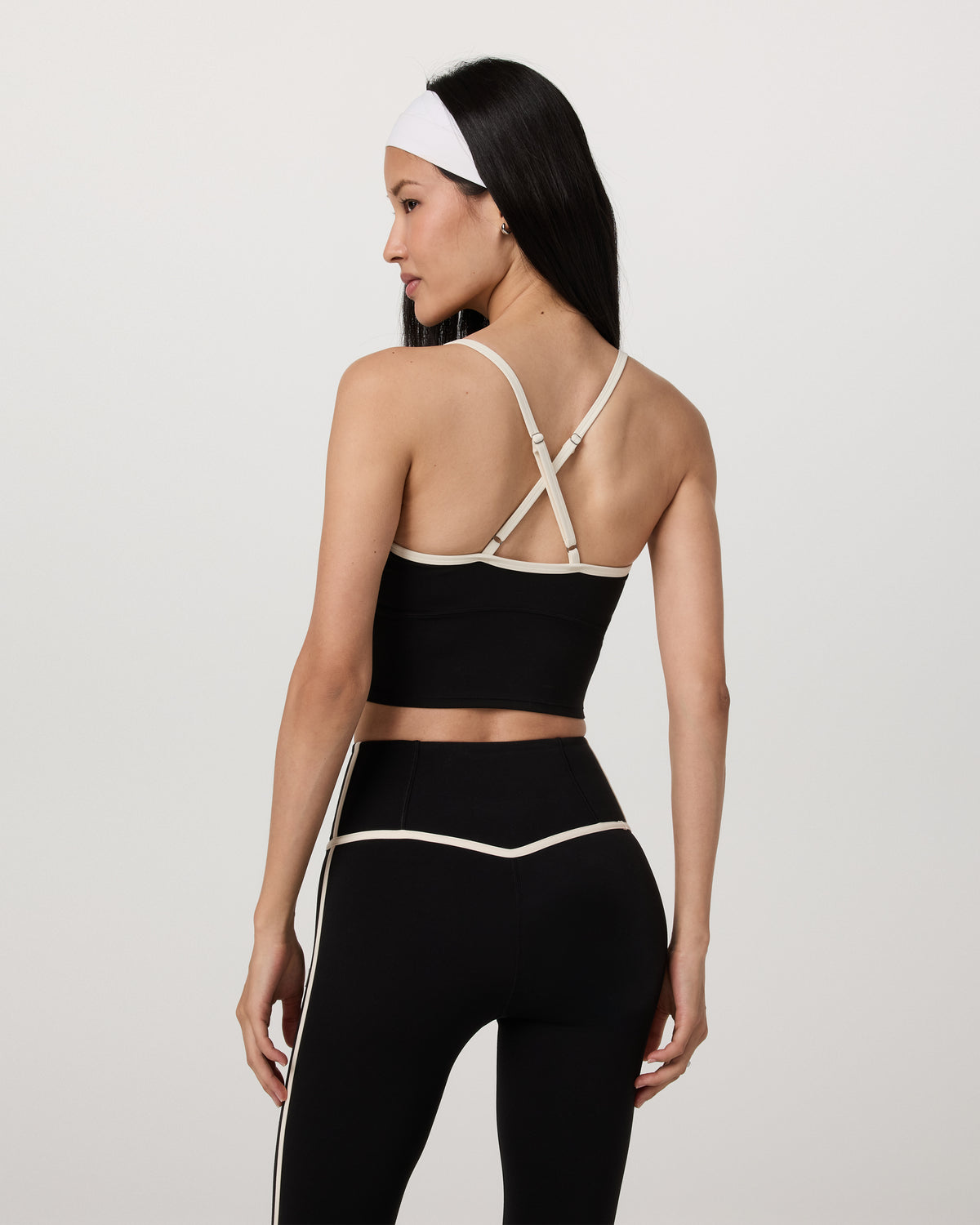 Vuori AllTheFeels™ Corset Tank Women's Black Tank Top - Vuori Clothing
