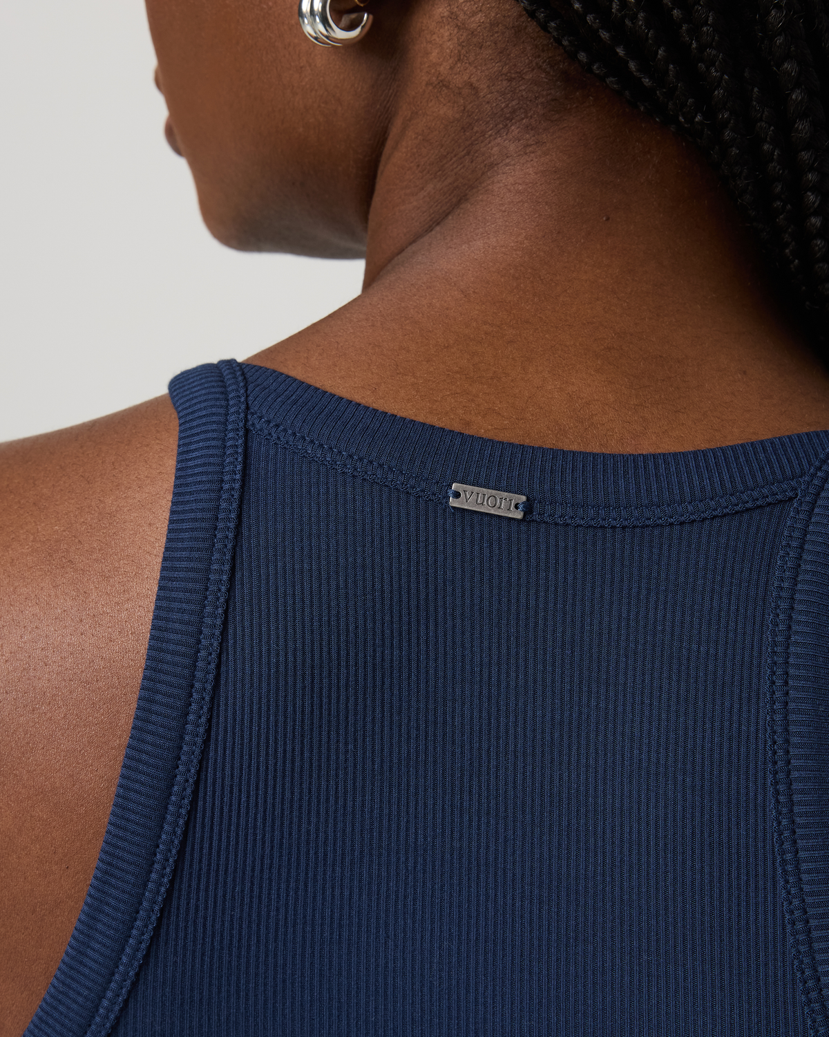 Cove Layering Tank Women's Blue Coast Rib Knit Tank Top - Vuori Clothing