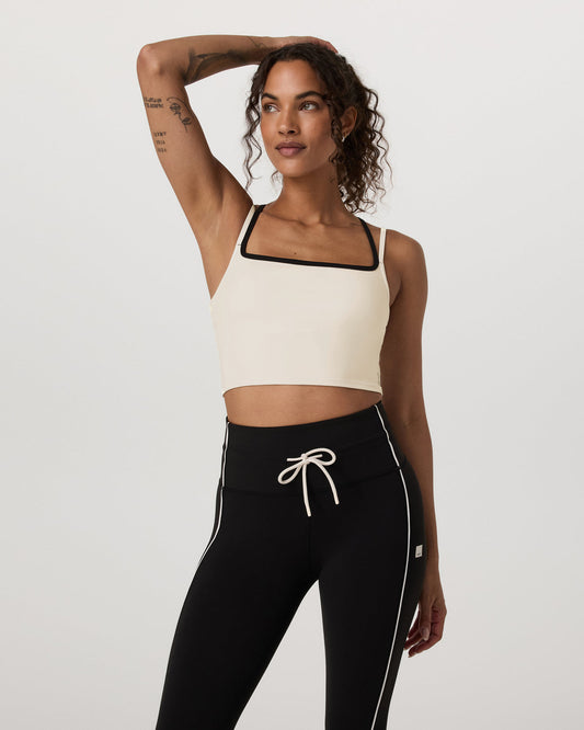 Daily Layered Tank Women's Marshmallow Performance Top - Vuori Clothing