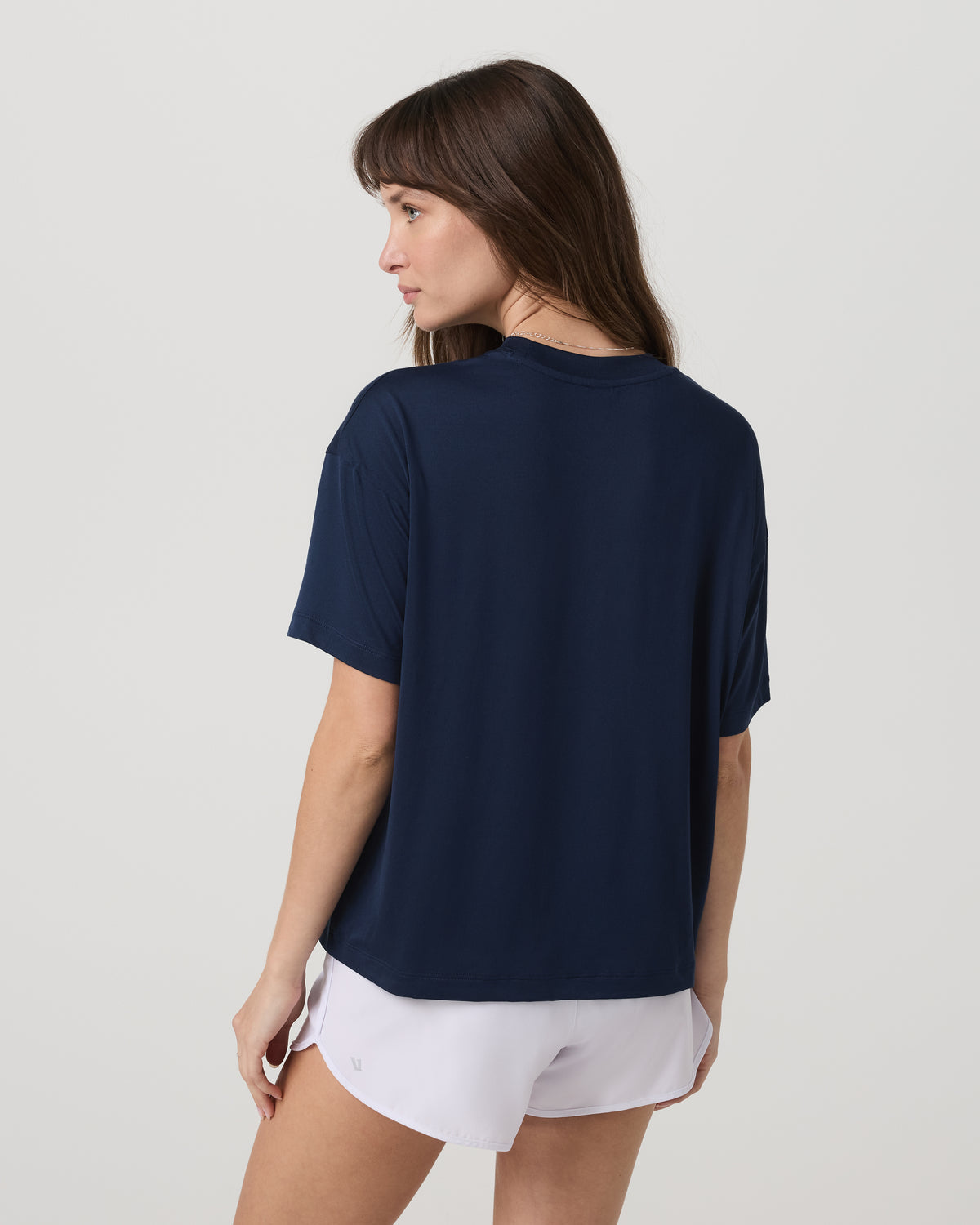 Energy Long Tee Women's Blue Coast Fitness Tee Shirt - Vuori Clothing