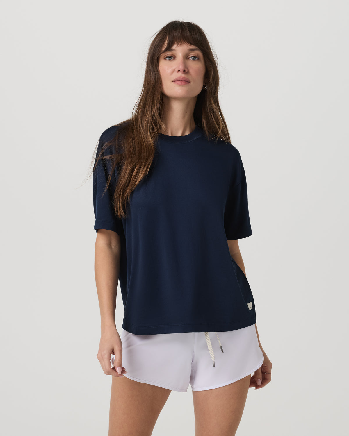 Energy Long Tee Women's Blue Coast Fitness Tee Shirt - Vuori Clothing