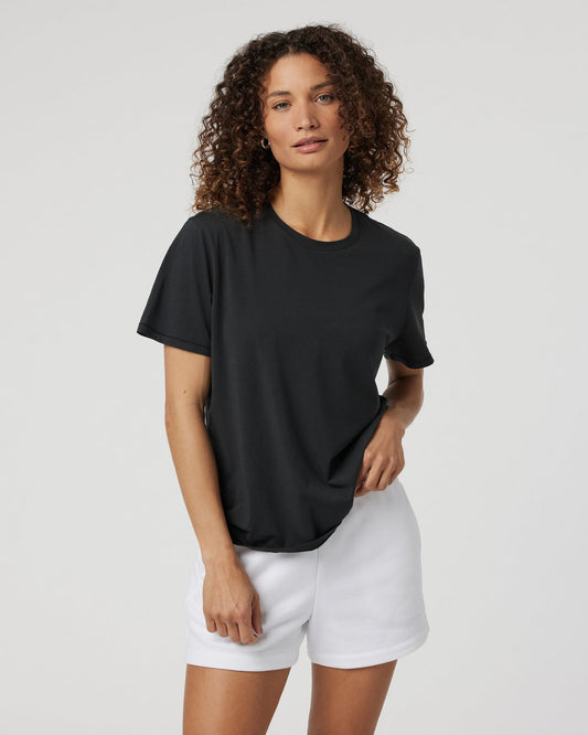 Feather Tee Women's Washed Black Tee - Vuori Clothing