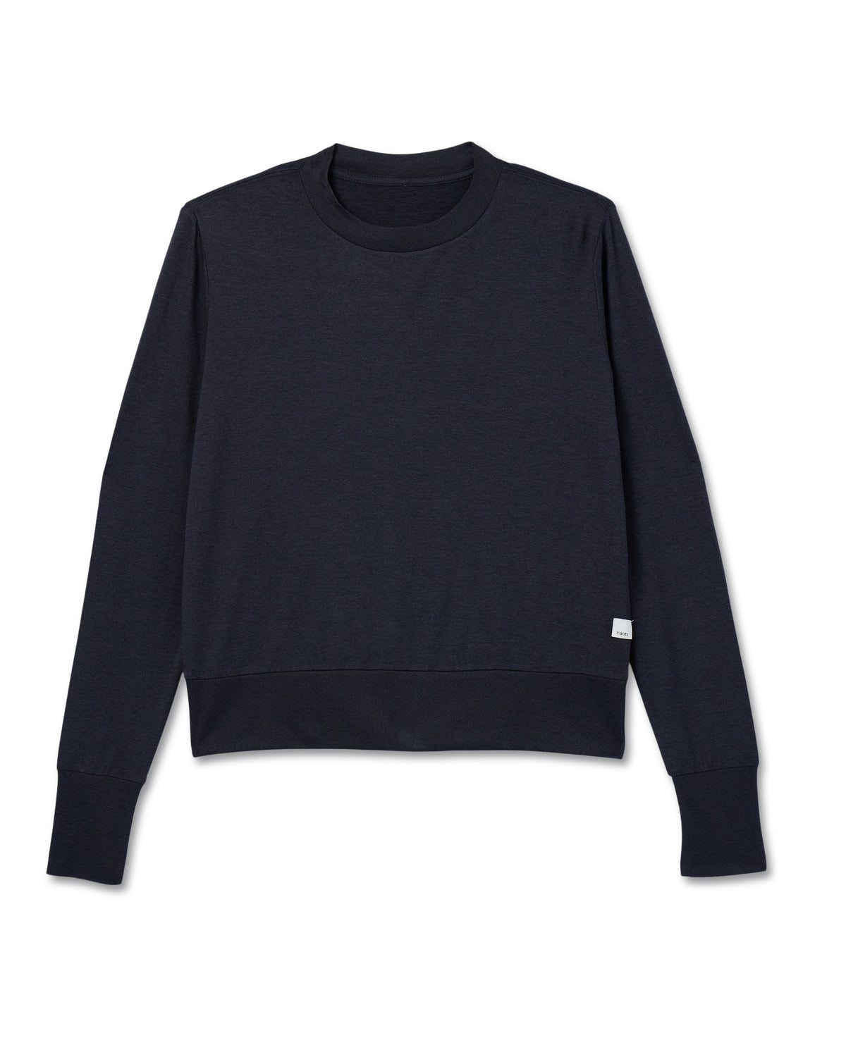 Daydream Crew Lightweight Black Long Sleeve Shirt - Vuori Clothing