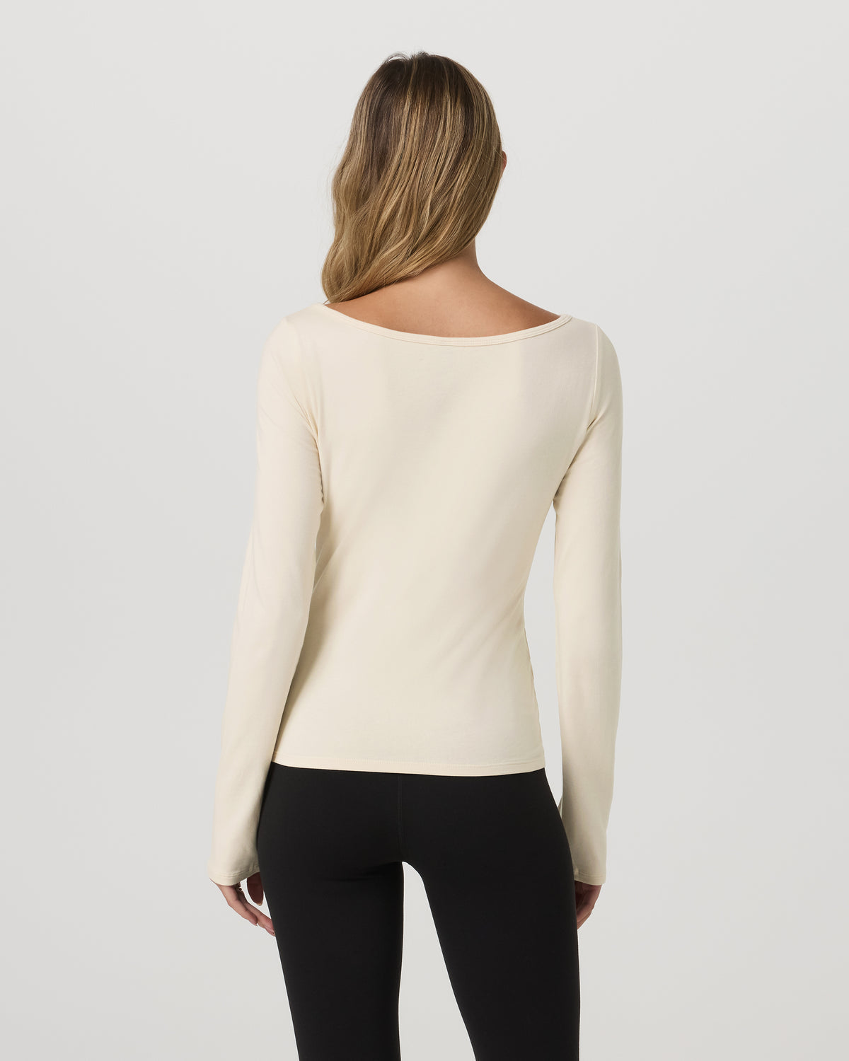 Long Sleeve Tuvalu Boat Neck Bone - Vuori Clothing