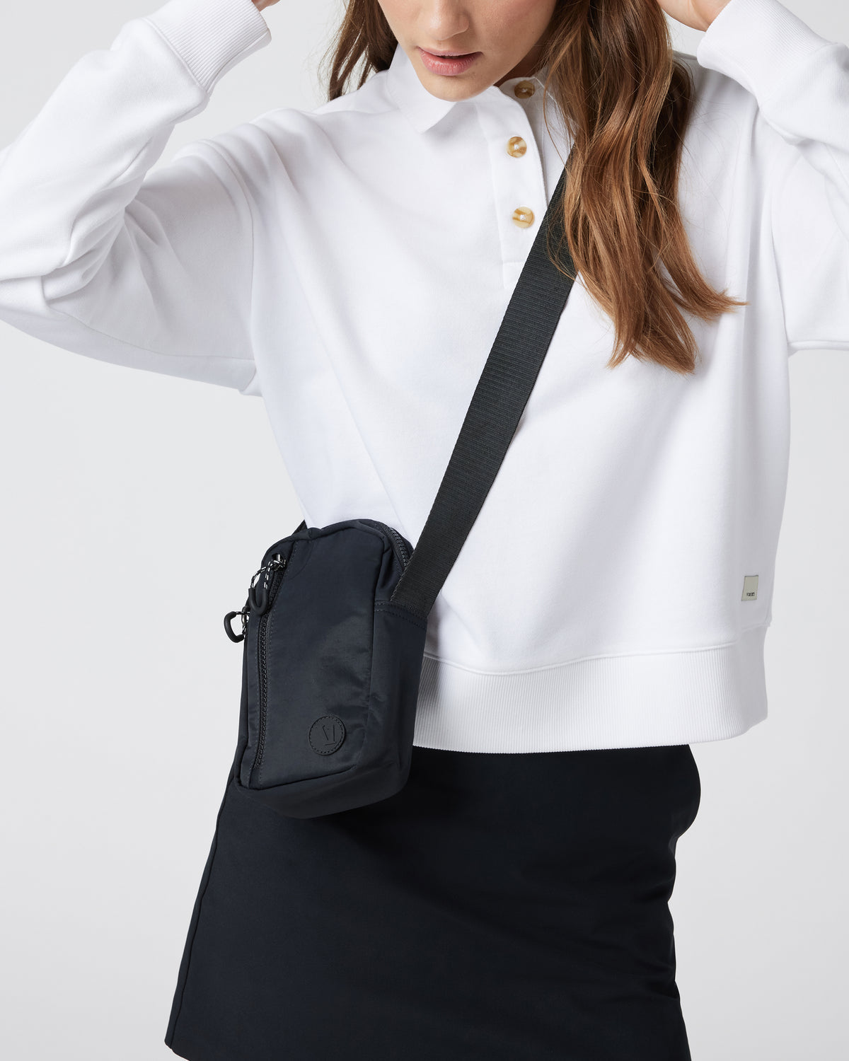 All Around Crossbody Black Bag - Vuori Clothing