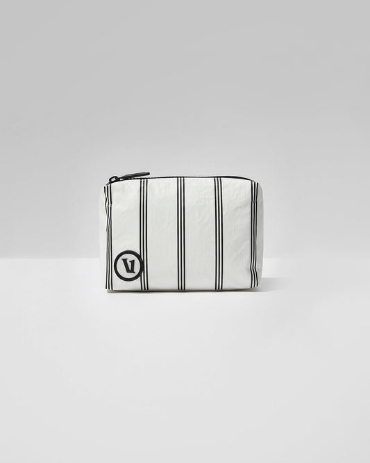 ALOHA-Mini Pouch Black Charter Stripe - Vuori Clothing