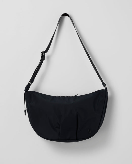 Vuori Carryall Stylish Black Modern Crescent Bag - Vuori Clothing