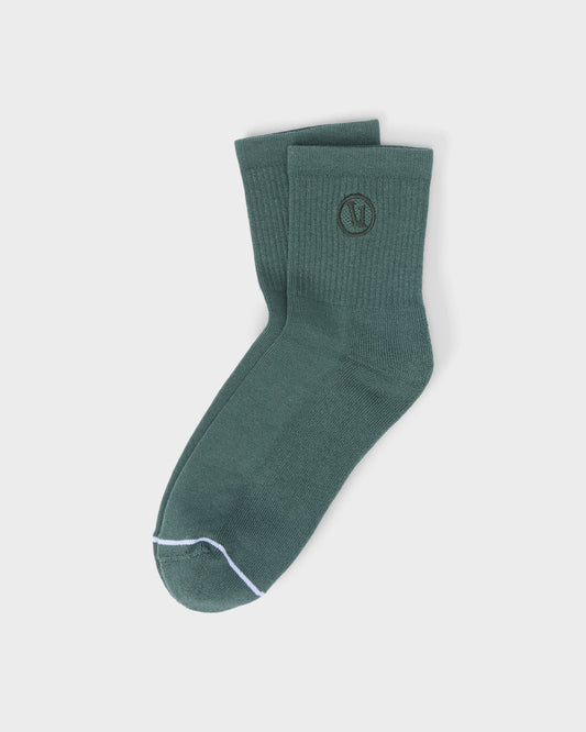 Half Crew Sock 2.0 Agate Green Performance Socks - Vuori Clothing