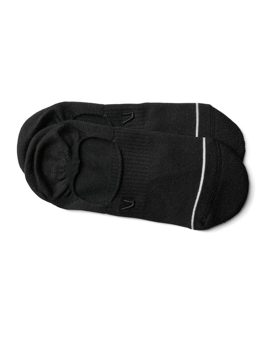 Vuori No Show Sock Black Moisture Wicking Socks - Vuori Clothing
