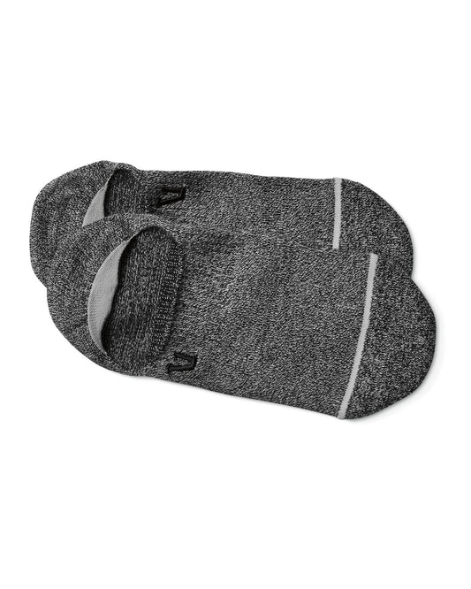Vuori No Show Sock Heather Grey Socks Clothing - Vuori Clothing