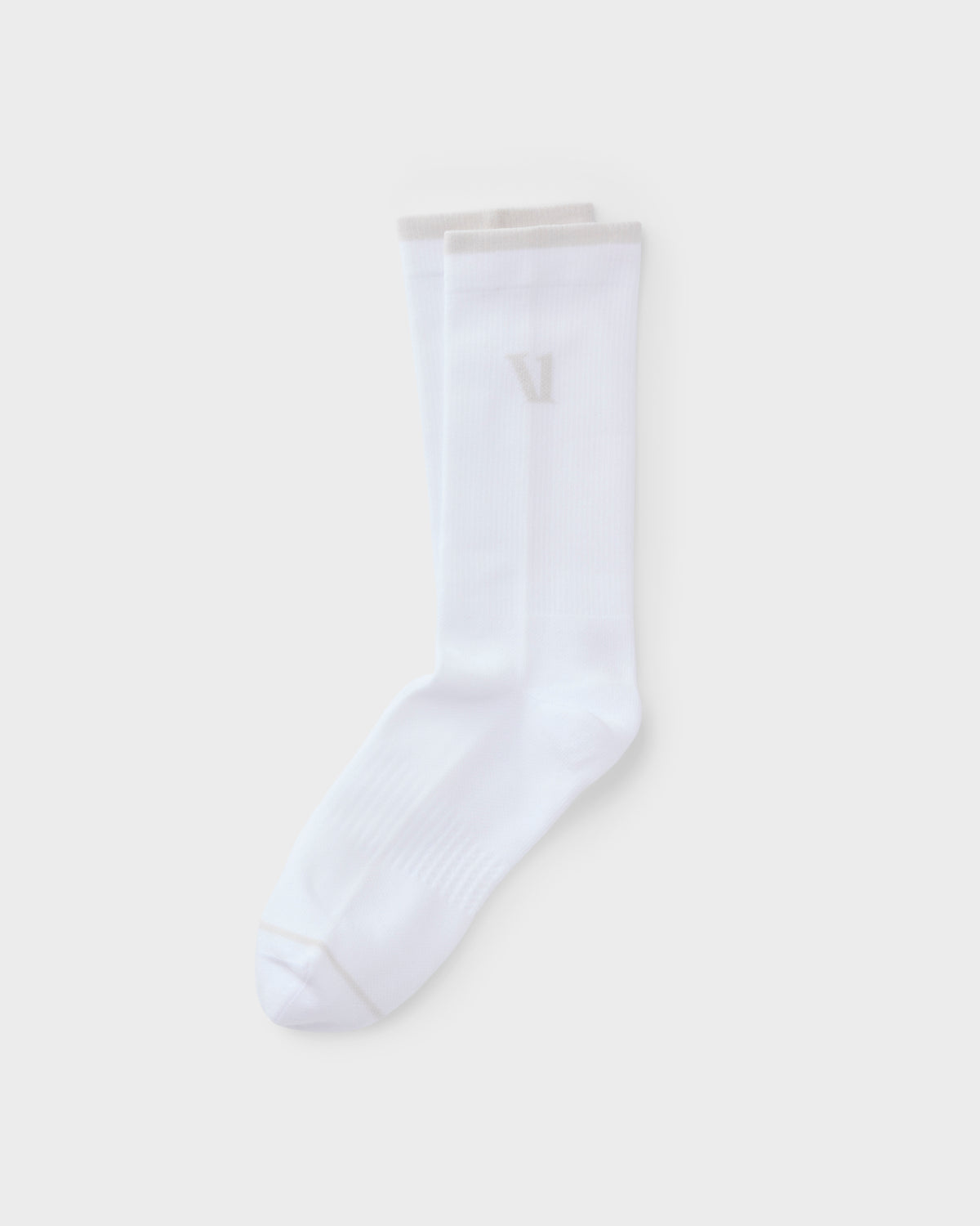 Performance Crew Sock White Crew Socks - Vuori Clothing