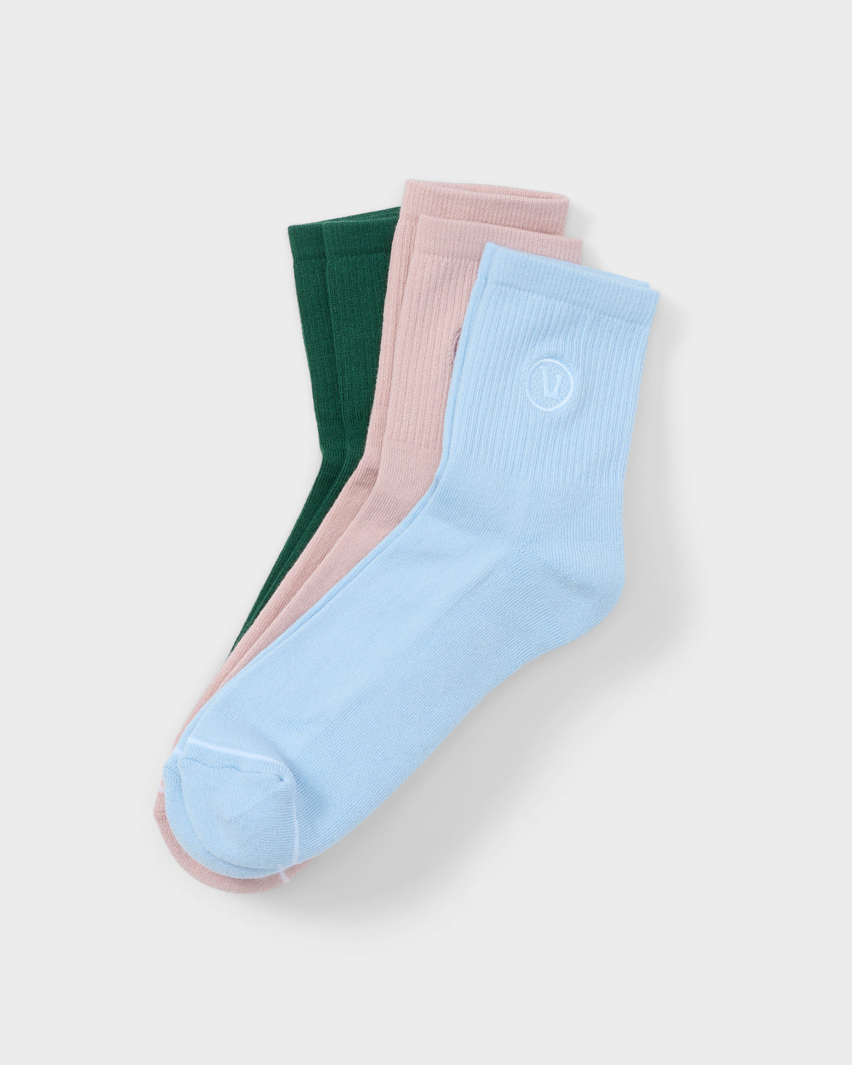 Half Crew Sock Crystal Blue Socks - Vuori Clothing