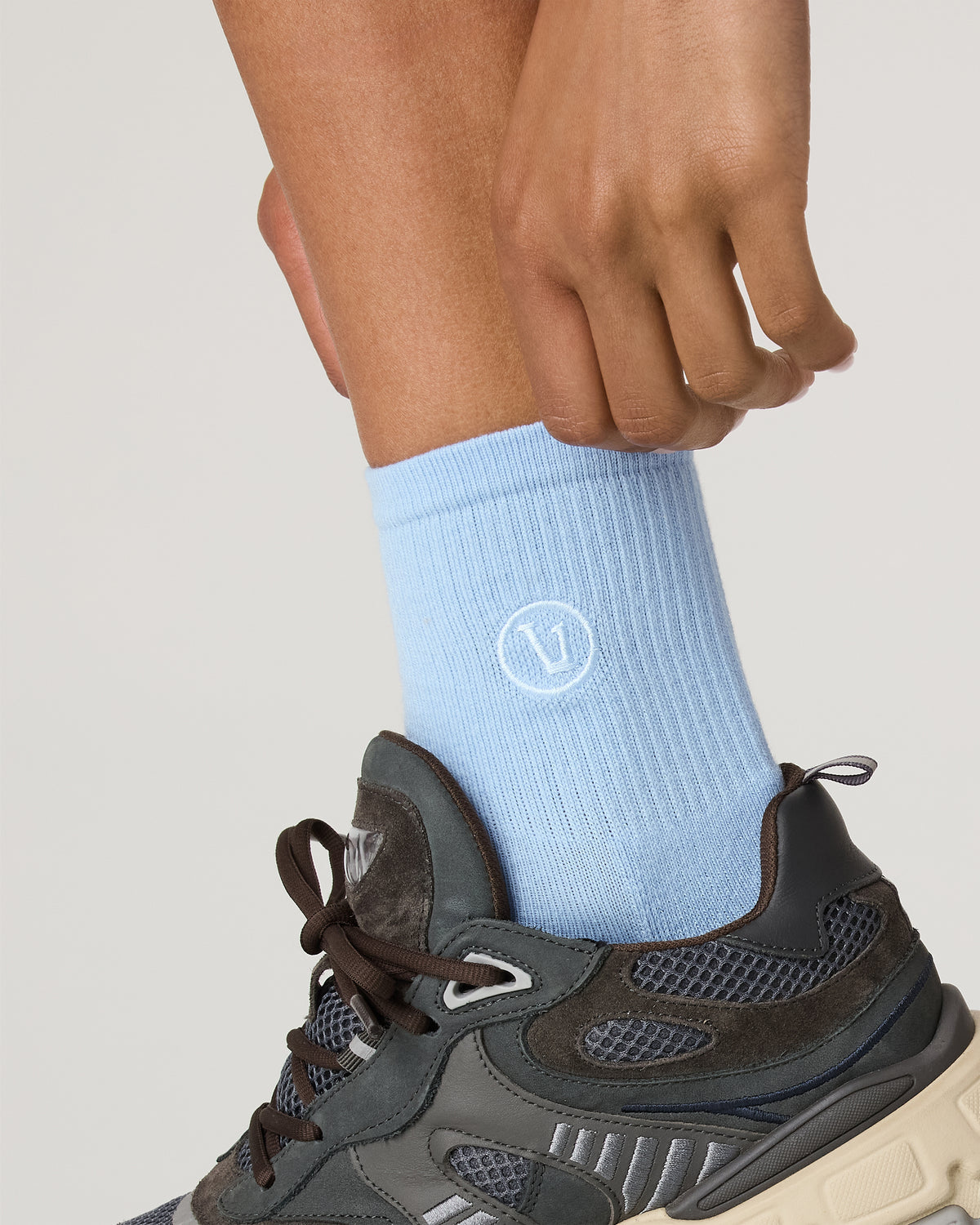 Half Crew Sock Crystal Blue Socks - Vuori Clothing