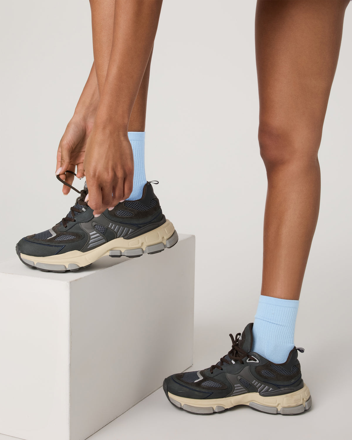Half Crew Sock Crystal Blue Socks - Vuori Clothing