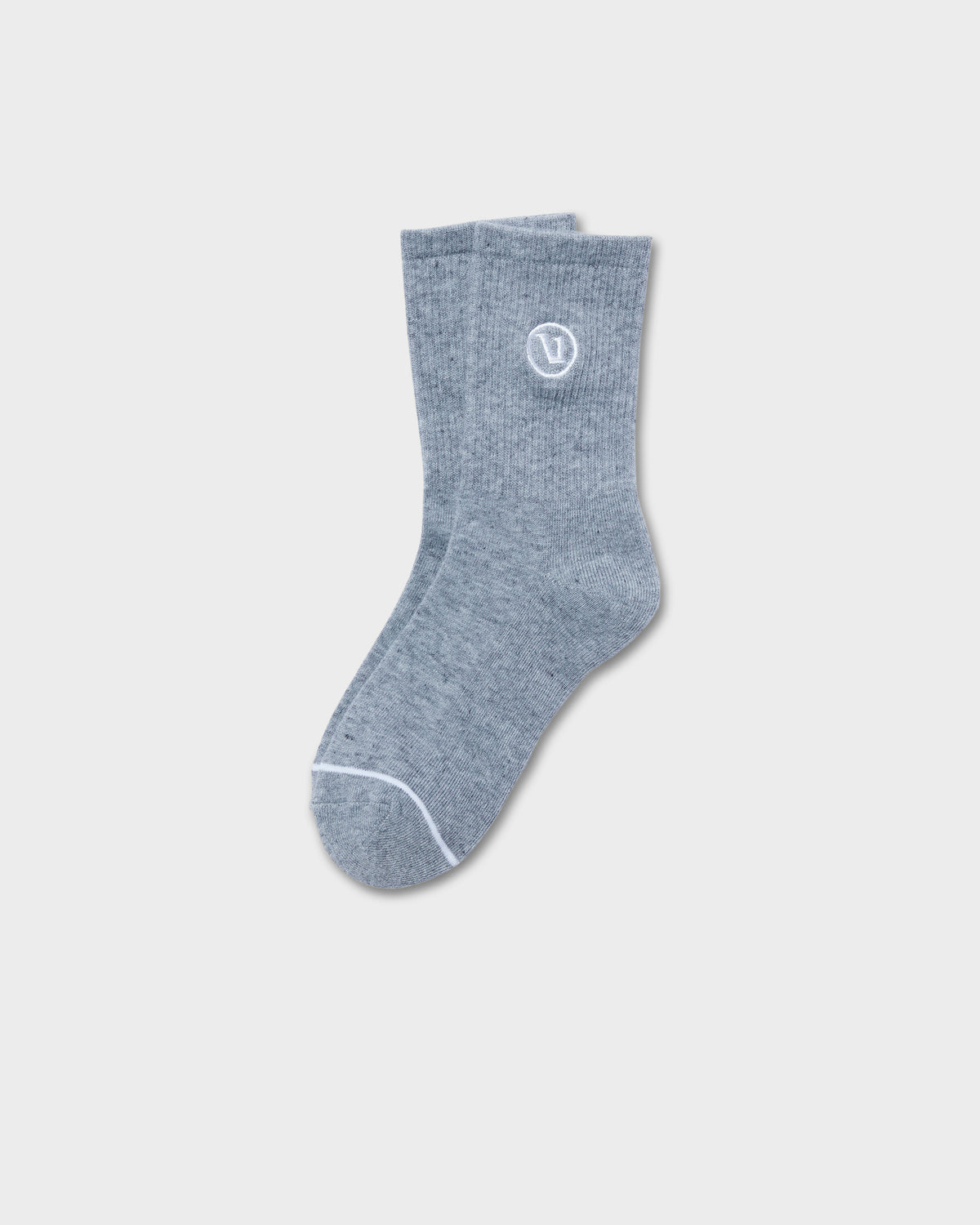Half Crew Sock 2.0 Light Heather Grey Performance Socks - Vuori Clothing