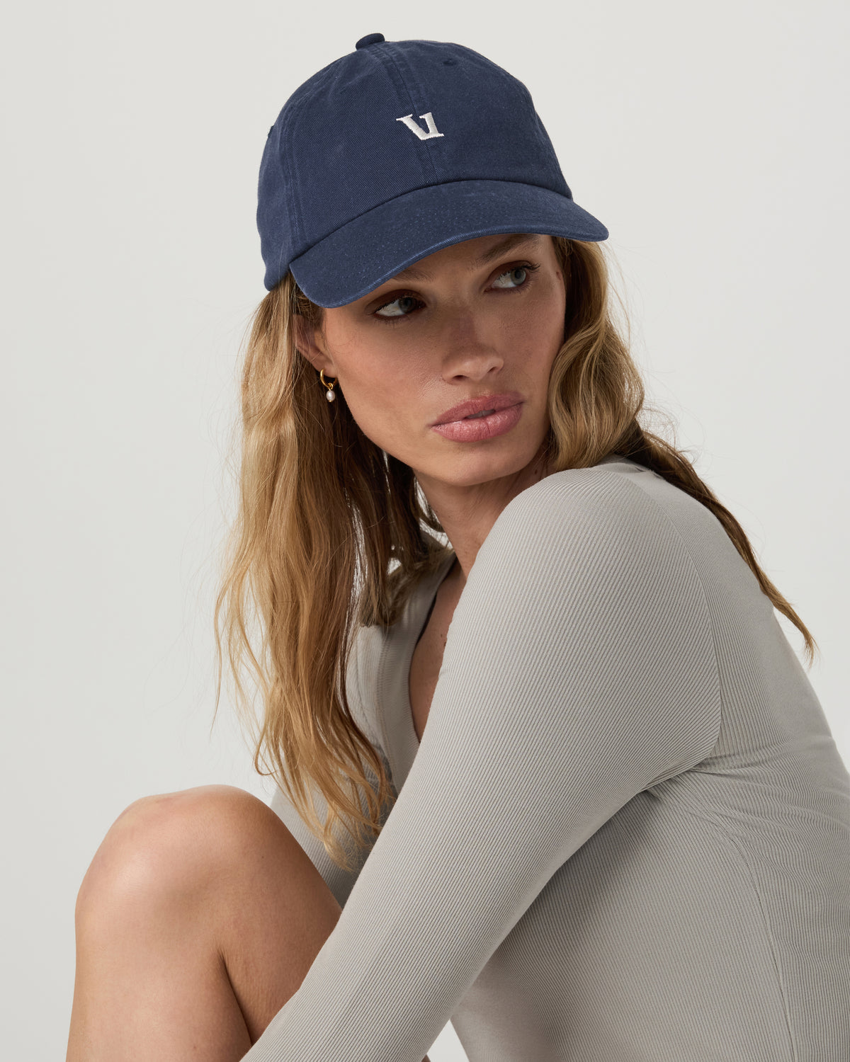 Vuori Dad Hat Low Profile Navy Hat - Vuori Clothing