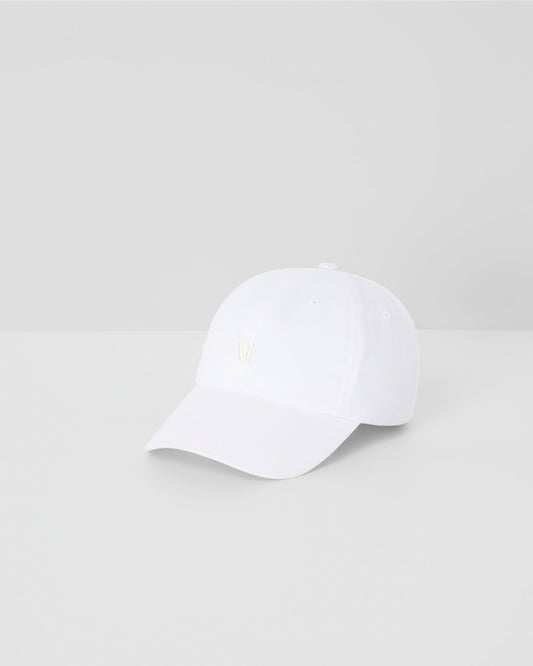 Vuori Dad Hat Low Profile White Hat - Vuori Clothing