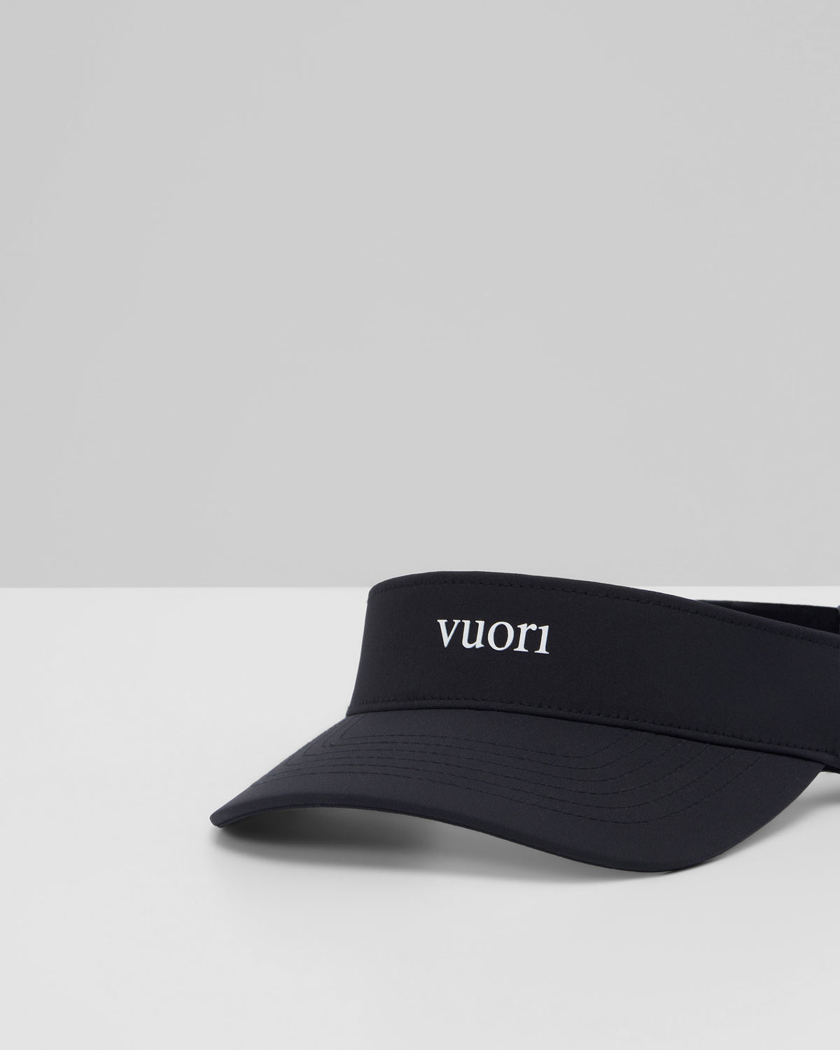 Topspin Visor 2.0 Black - Vuori Clothing