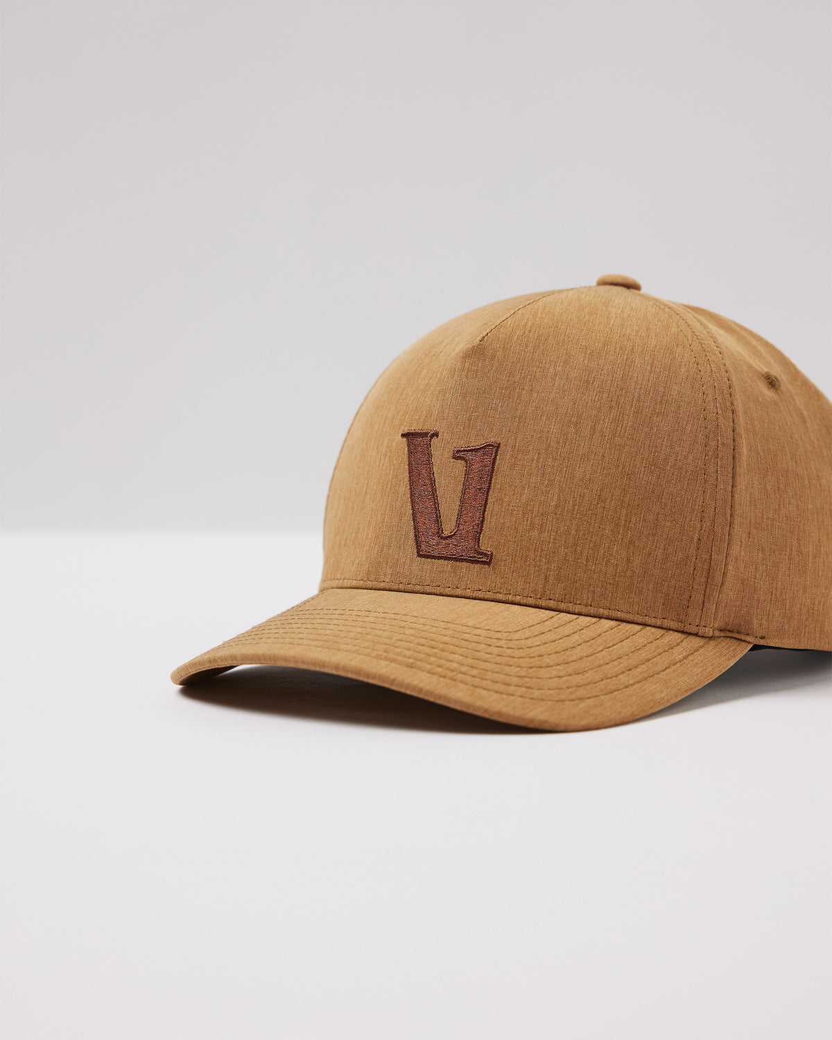 Magnitude Hat Warm Gold Heather Snapback - Vuori Clothing