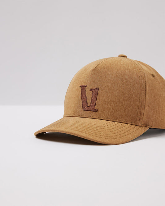 Magnitude Hat Warm Gold Heather Snapback - Vuori Clothing